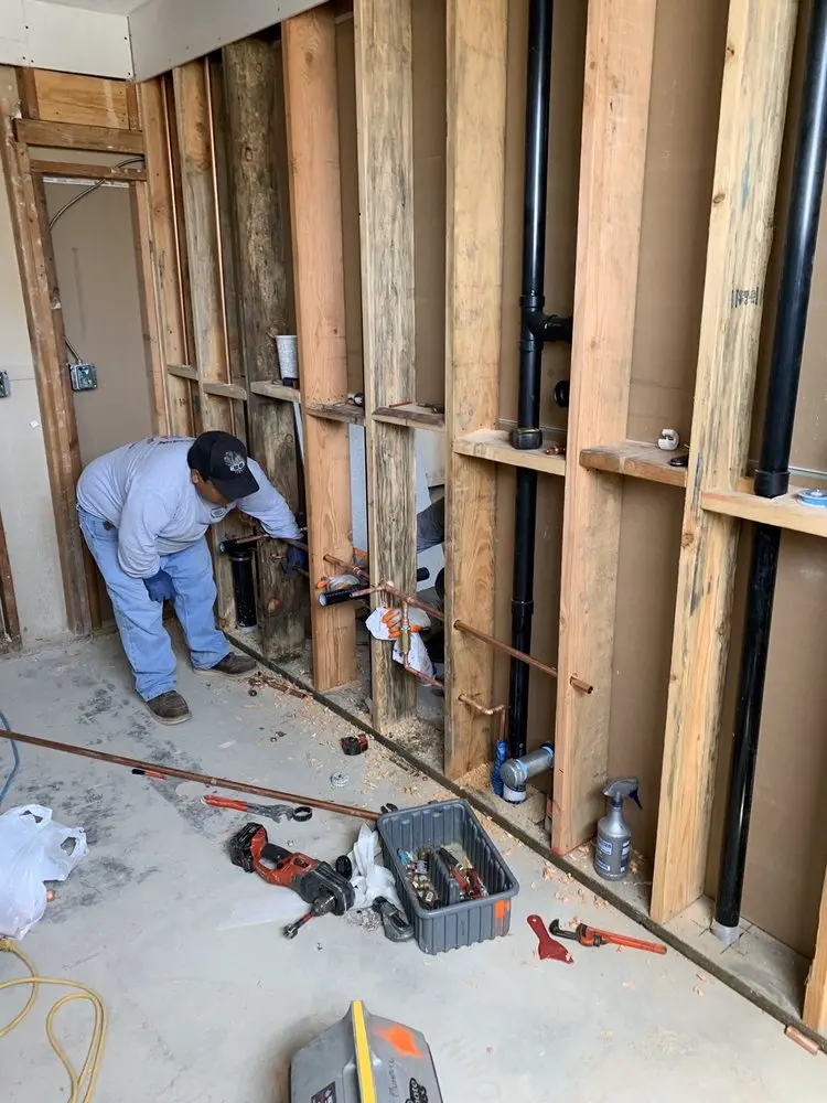 Commercial rough-in plumbing for Gas Line Repair in Fox Hollow Woods